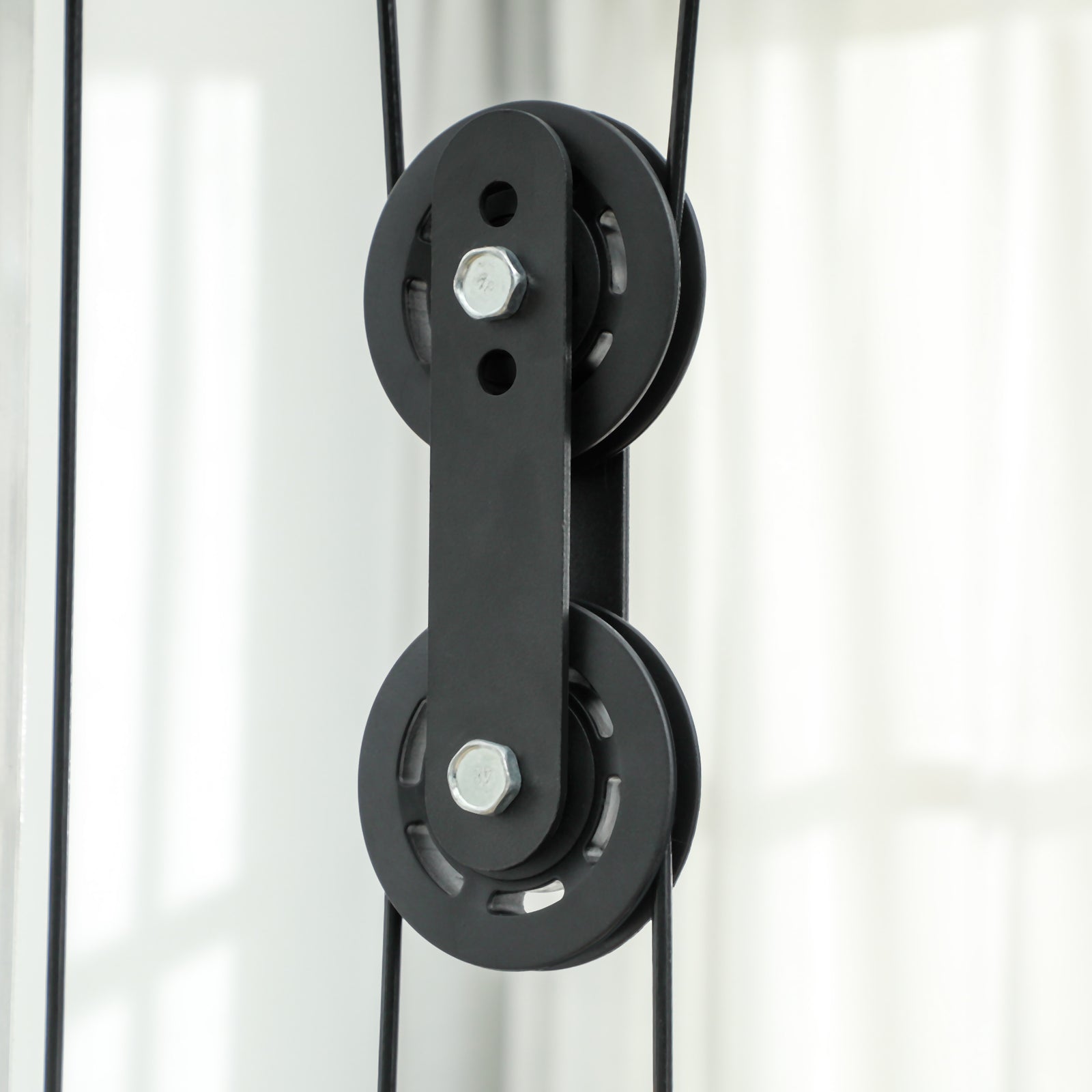 3 In 1 Smith Machine, Multi-functional Power Cage With Dual Cable Pulley System