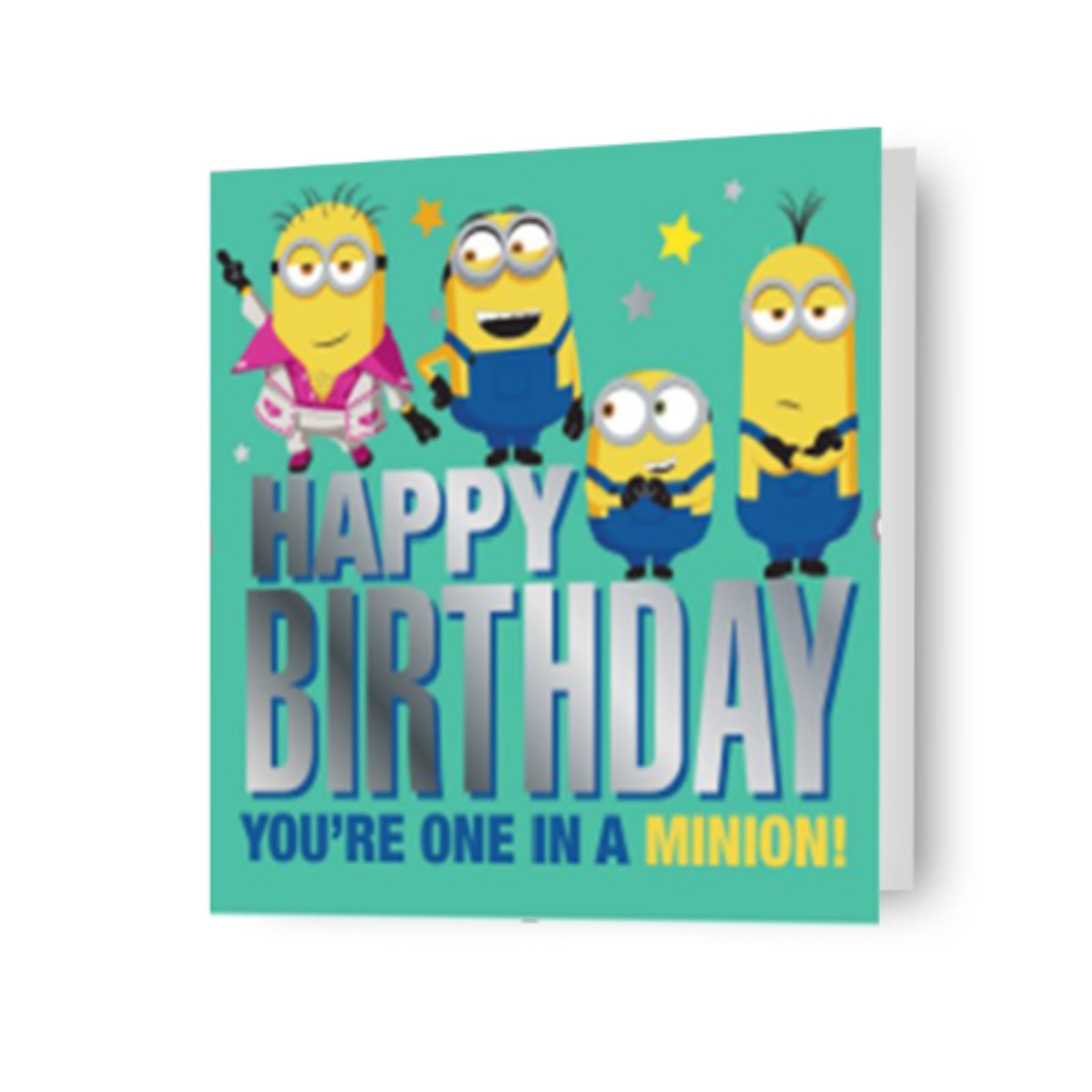 Minions 'one In A Minions' Birthday Card Official Product