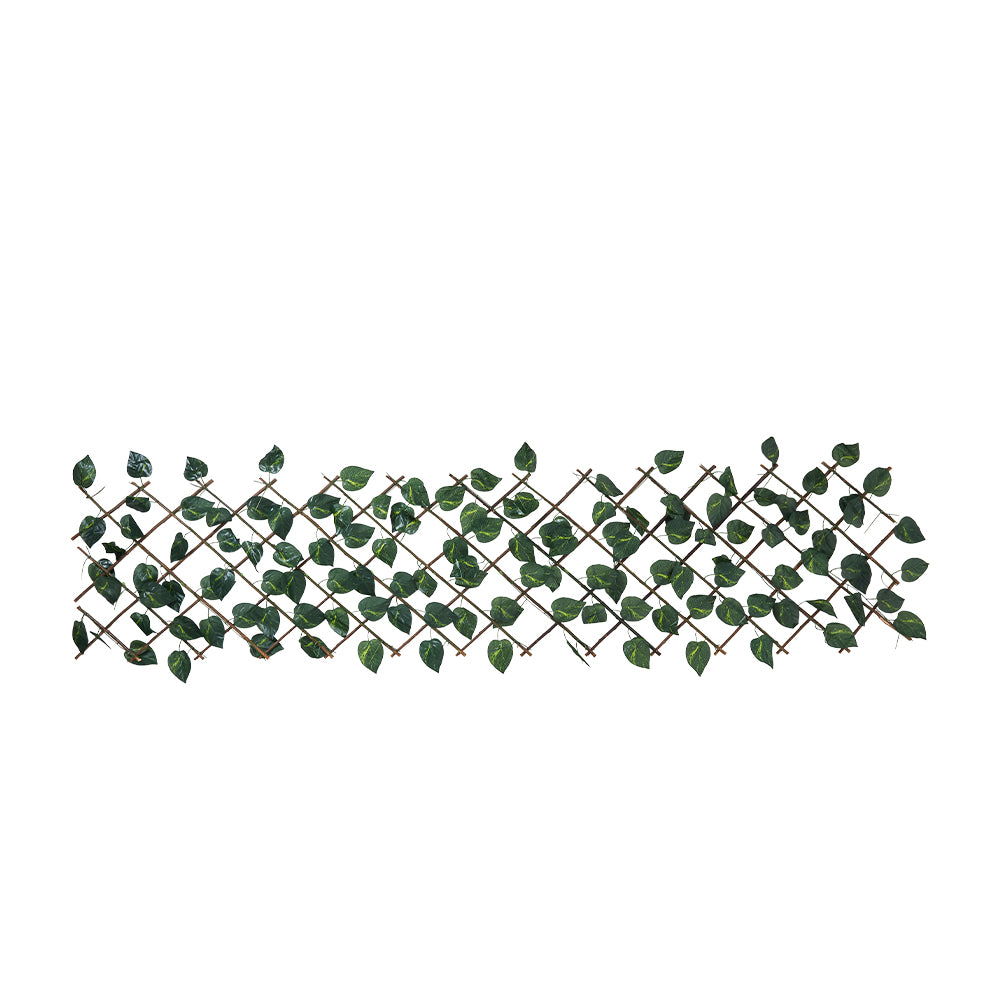 Pothos Leaf Artificial Hedge Panel | Medium | Green