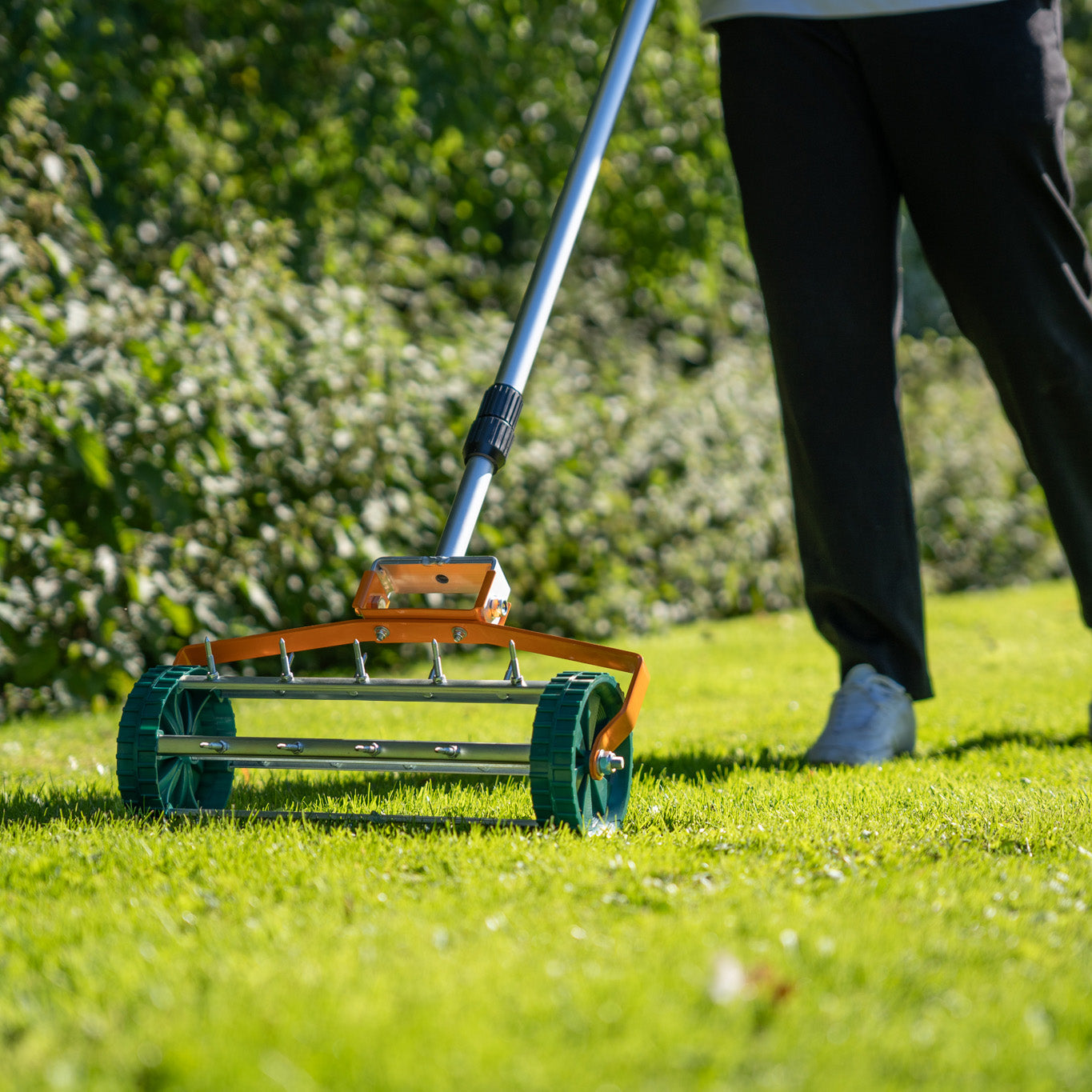 100cm Lawn Leveller & Aerator | Orange