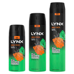 Jungle Fresh Body Spray 3pk Bundle Of Body Deodorant 150ml, 200ml & 250ml