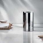 Bathroom Bin Trash Can, 8l Capacity, Silver. Collection Kubic