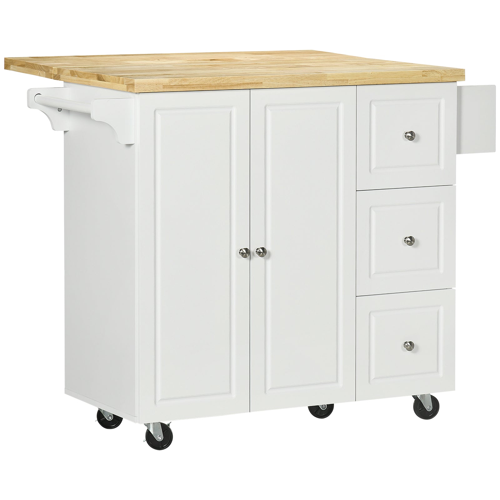 Drop Leaf Island With Utility Storage