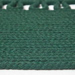 Crochet Braided Round Rug | 120cm | Green