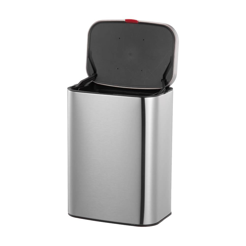 8l Stainless Steel Hanging Trash Bin With Lid Kitchen Garbage Can