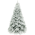 Artificial Christmas Tree, Hinged Xmas Tree | 7ft | Green