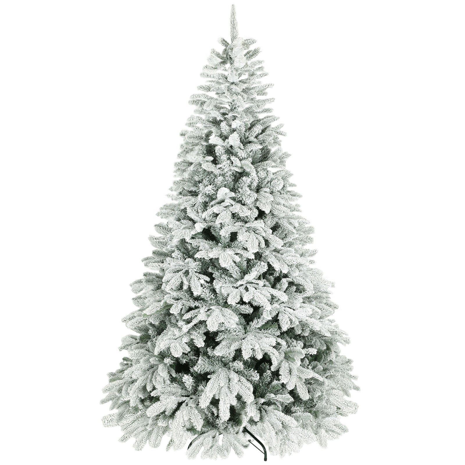 Artificial Christmas Tree, Hinged Xmas Tree | 7ft | Green