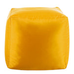 Outdoor Bean Cube Pouffe Bean Bag | Yellow
