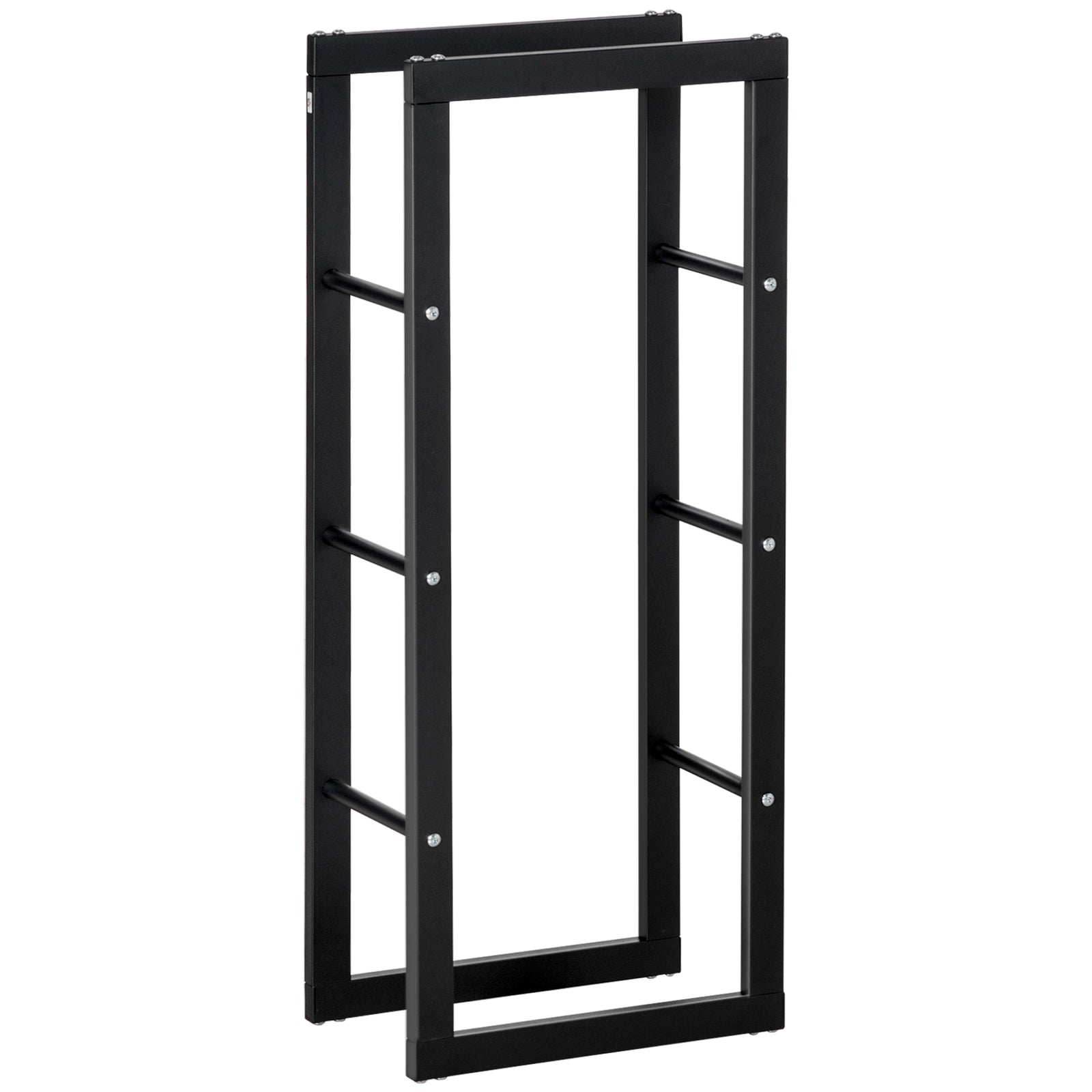 Metal Firewood Rack Elevated Design 100H x 40Wcm