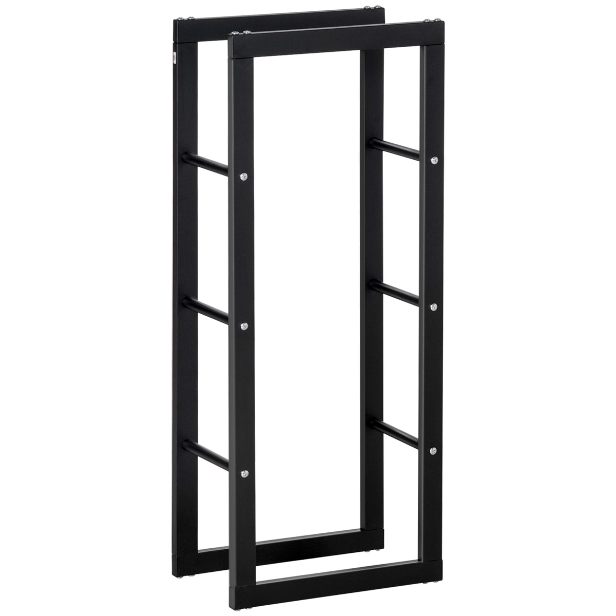 Metal Firewood Rack Elevated Design 100H x 40Wcm