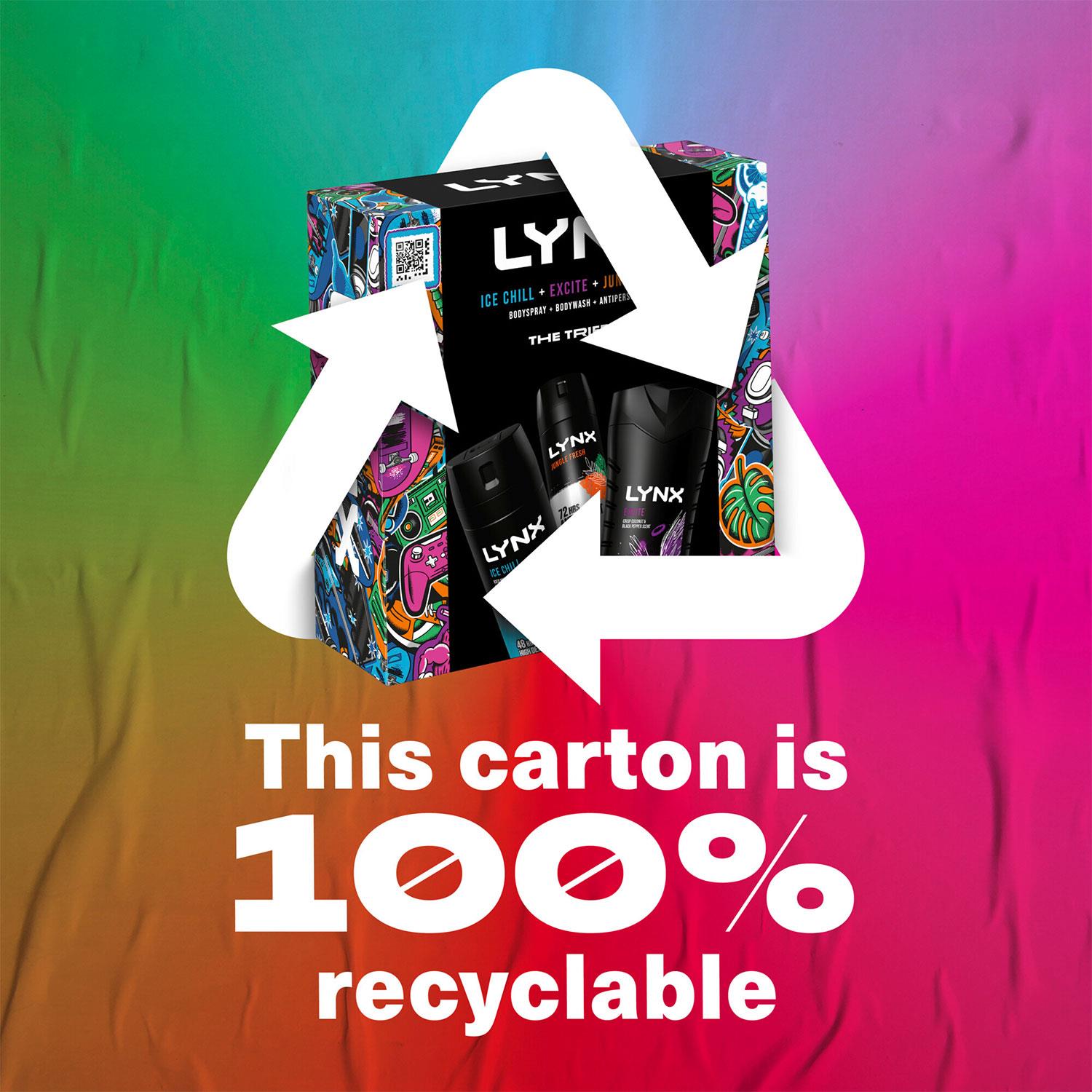 The Trifecta Ice Chill, Excite & Jungle Fresh 3 Pieces Gift Set For Him