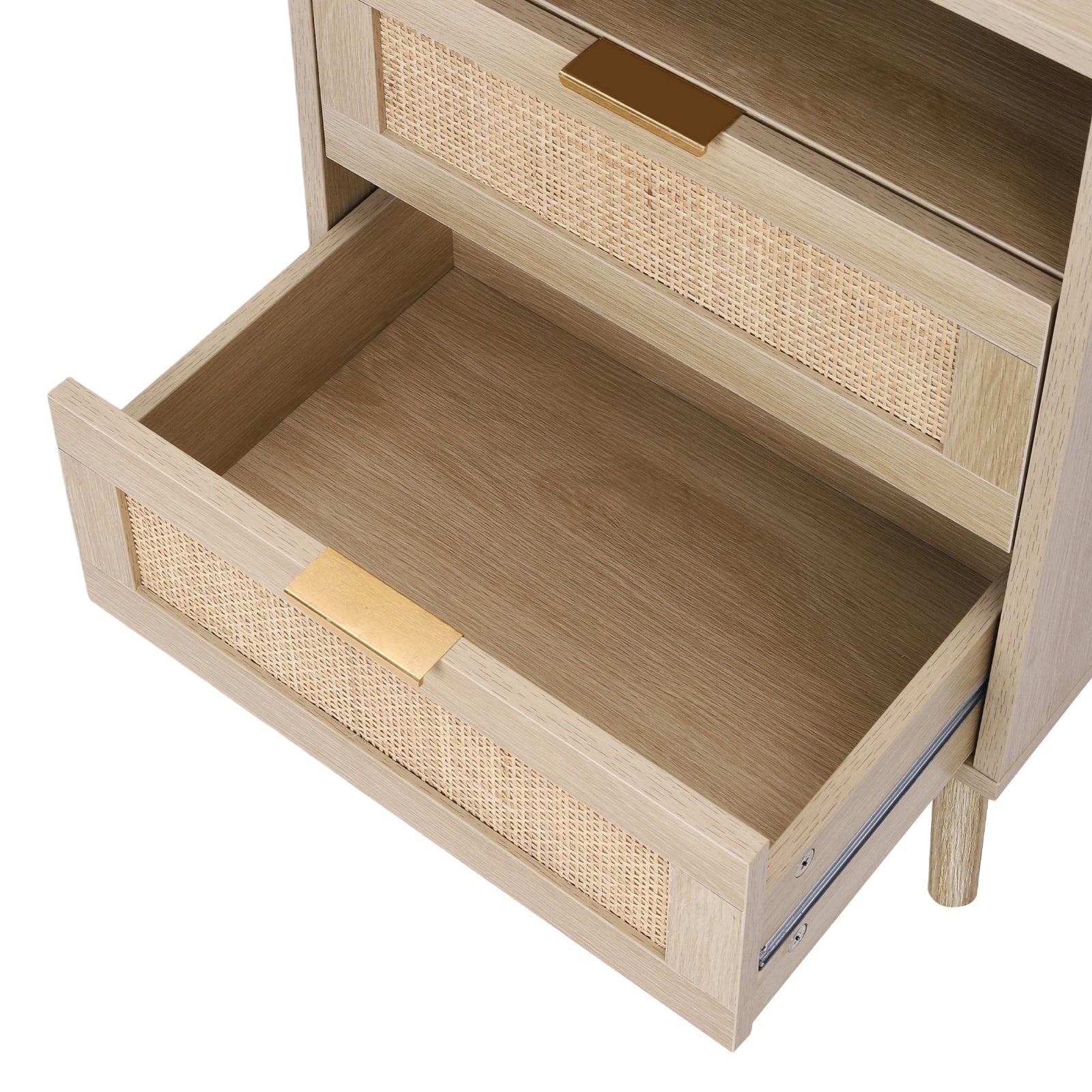 Breeins Nightstand Bedside Table With Drawers