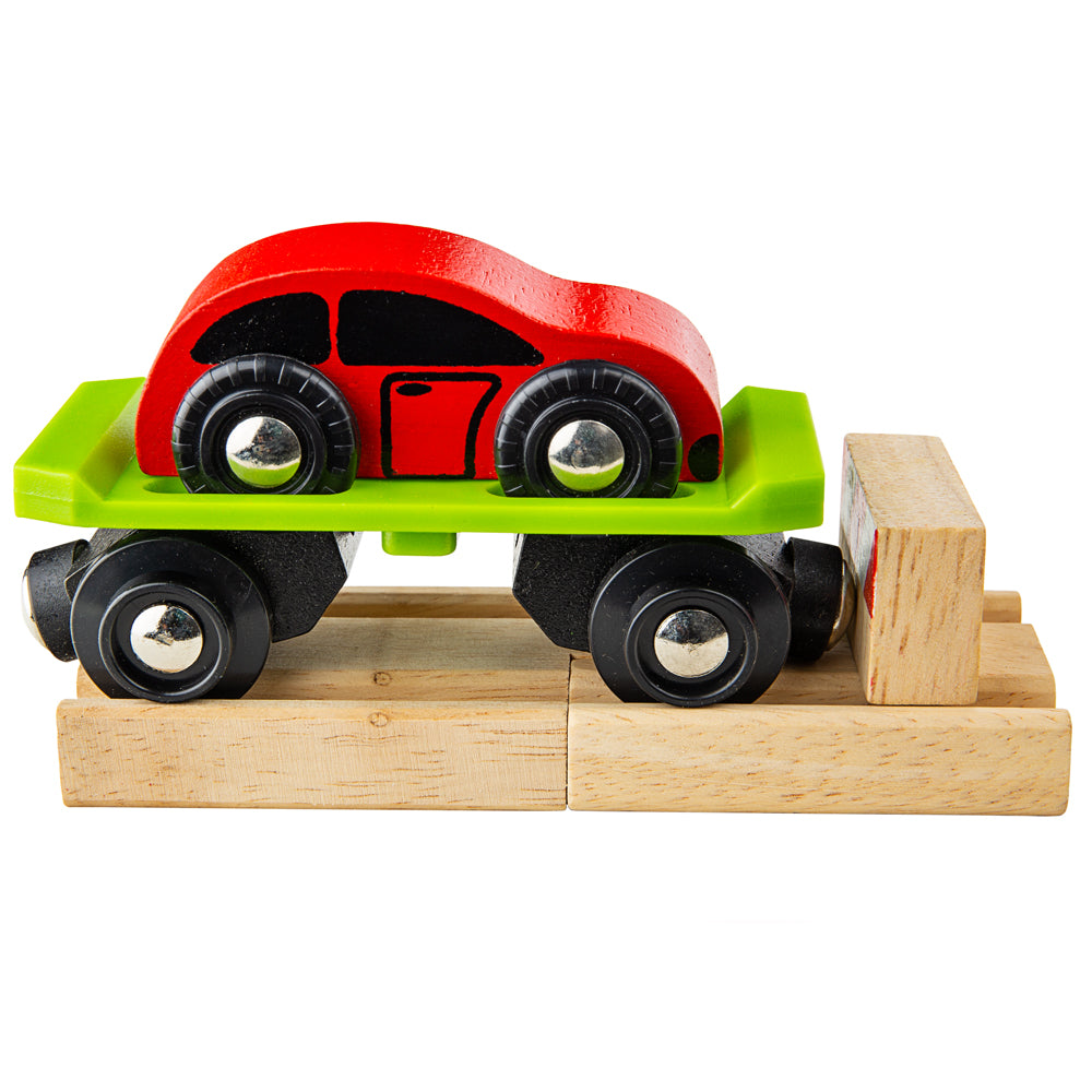 Wooden Railway Car Carriage