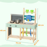 AIYAPLAY Mud Kitchen With Faucet, Kitchen Accessories, Garden Tools, Blue