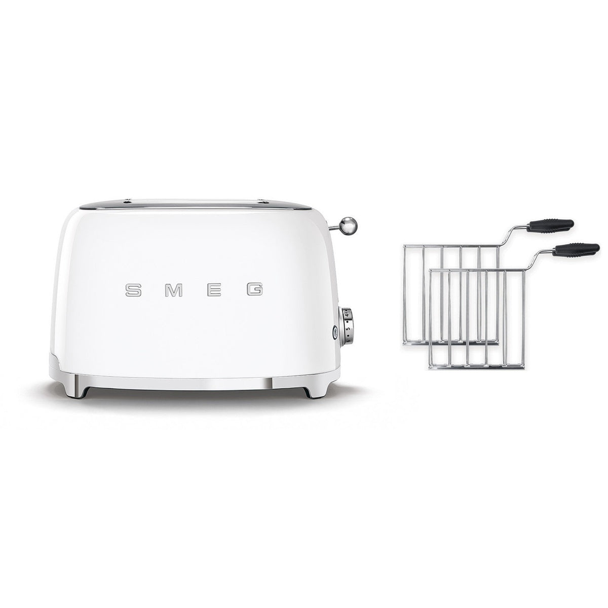 Tsf01, Tssr01 2 Slice Toaster With 2-sandwich Racks Set | White