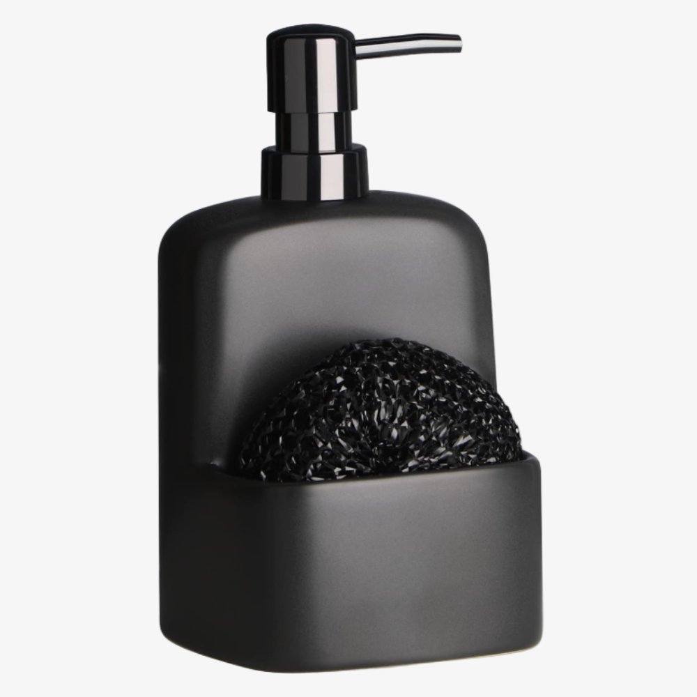 Soap Dispenser With Holder Liquid Recycled Ceramic