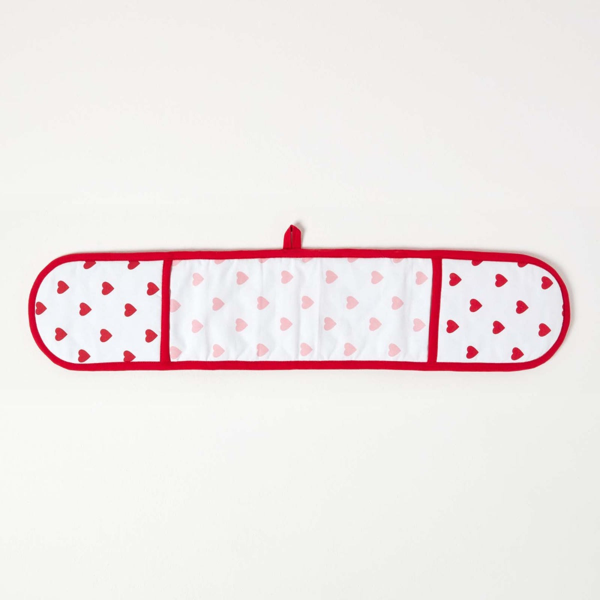 Red Hearts Cotton Double Oven Glove