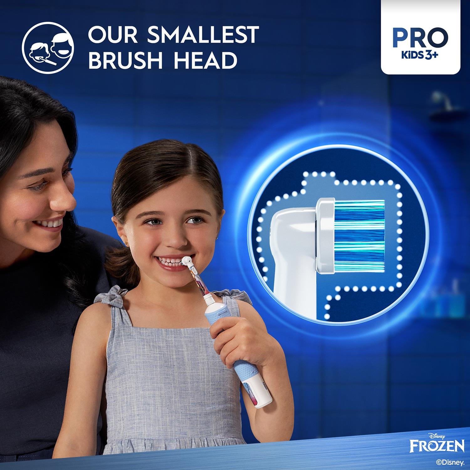 Vitality Pro Disney Frozen Electric Toothbrush Gift Set For Kids, 3+y