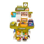 Children Pretend Supermarket Shopping Playset 38pcs Toy Accessory Set | Green