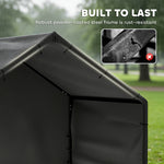 PawHut Outdoor Dog House With Weatherproof Canopy