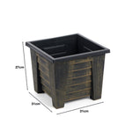 Bronze Effect Trellis Planter For Tomatoes And Climbing Plants