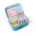 Tin Tea Set, Colourful Tea Set For Kids, 20 Play Pieces