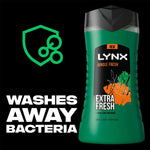 Jungle Fresh 3 In 1 Body, Face & Hair Wash Shower Gel Extra Fresh, 500ml | Set of 1