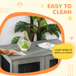 Dog Cage End Table W/ Magnetic Doors - Medium Dog