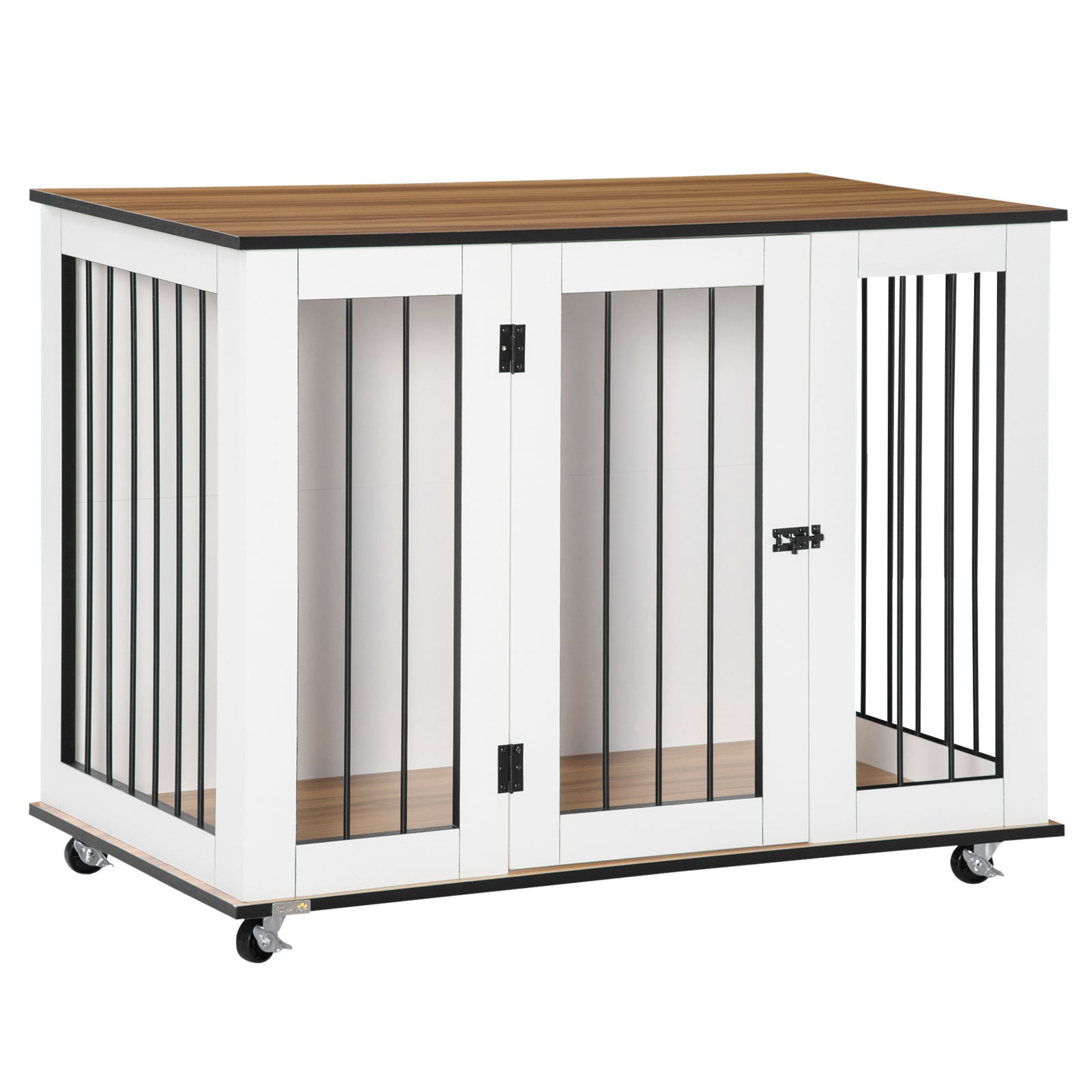 Dog Cage Table W/ Lockable Door, For Large Dogs