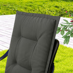 Outdoor Dining Chair Cushions | Light Grey