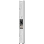 HOMCOM Tall Bathroom Storage Cabinet Slim Bathroom Cabinet With Drawer White