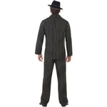 Gold Pinstripe Gangster Costume | Medium