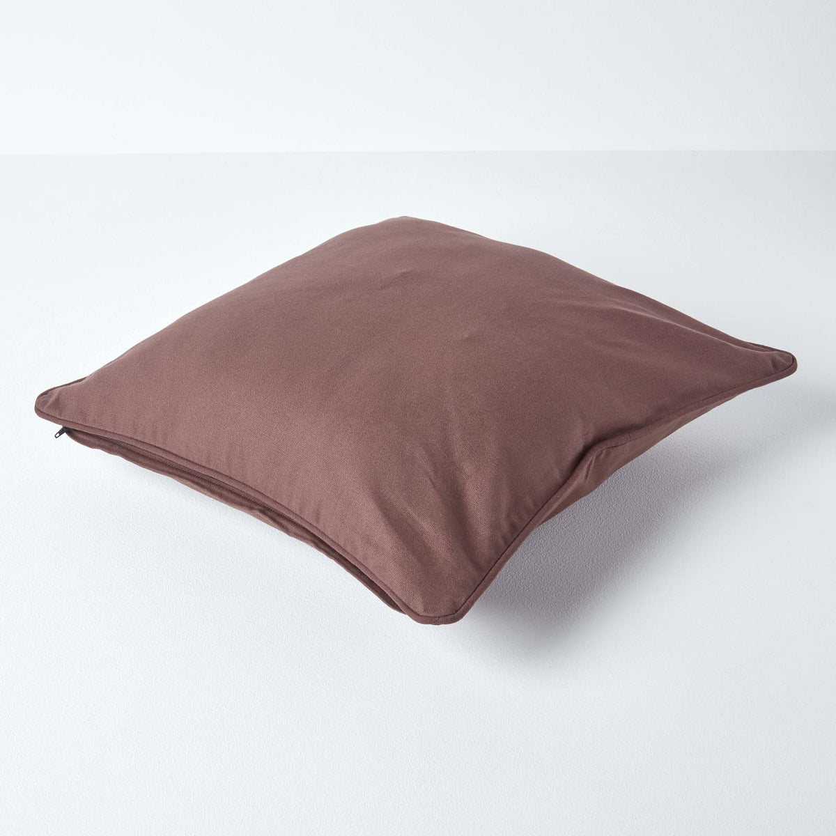Cotton Plain Cushion Cover | 45cm x 45cm | Chocolate