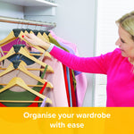 Space Triangles - Premium Hanger Hooks Triple Closet Space