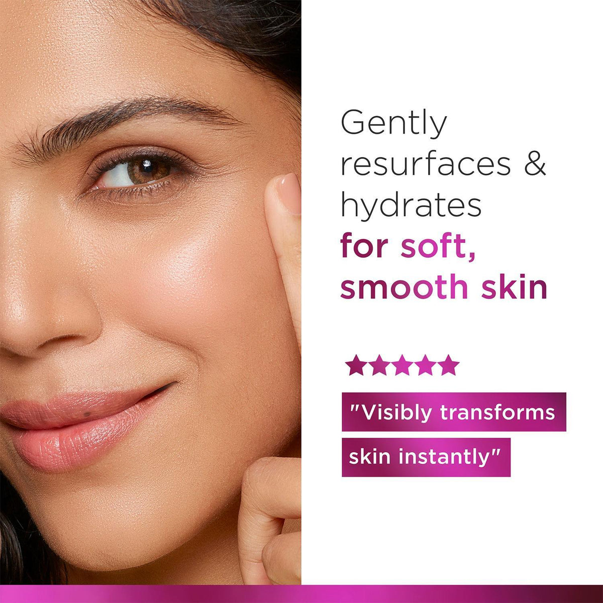 Smooth+ Gel Facial Cleanser Softening Daily Face Wash, 240ml | Set of 6