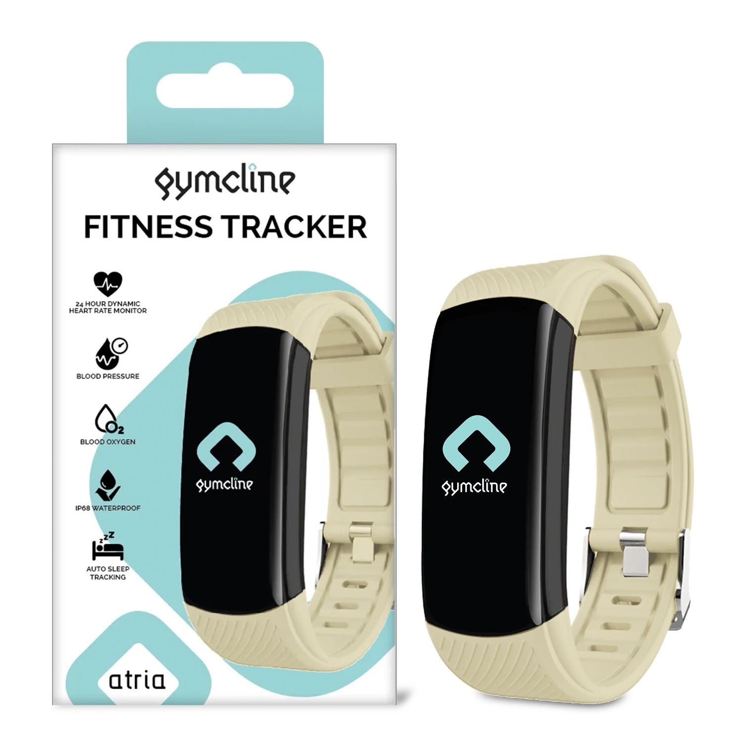 Atria Fitness Tracker With 24h Daily Activity Tracking, Cream