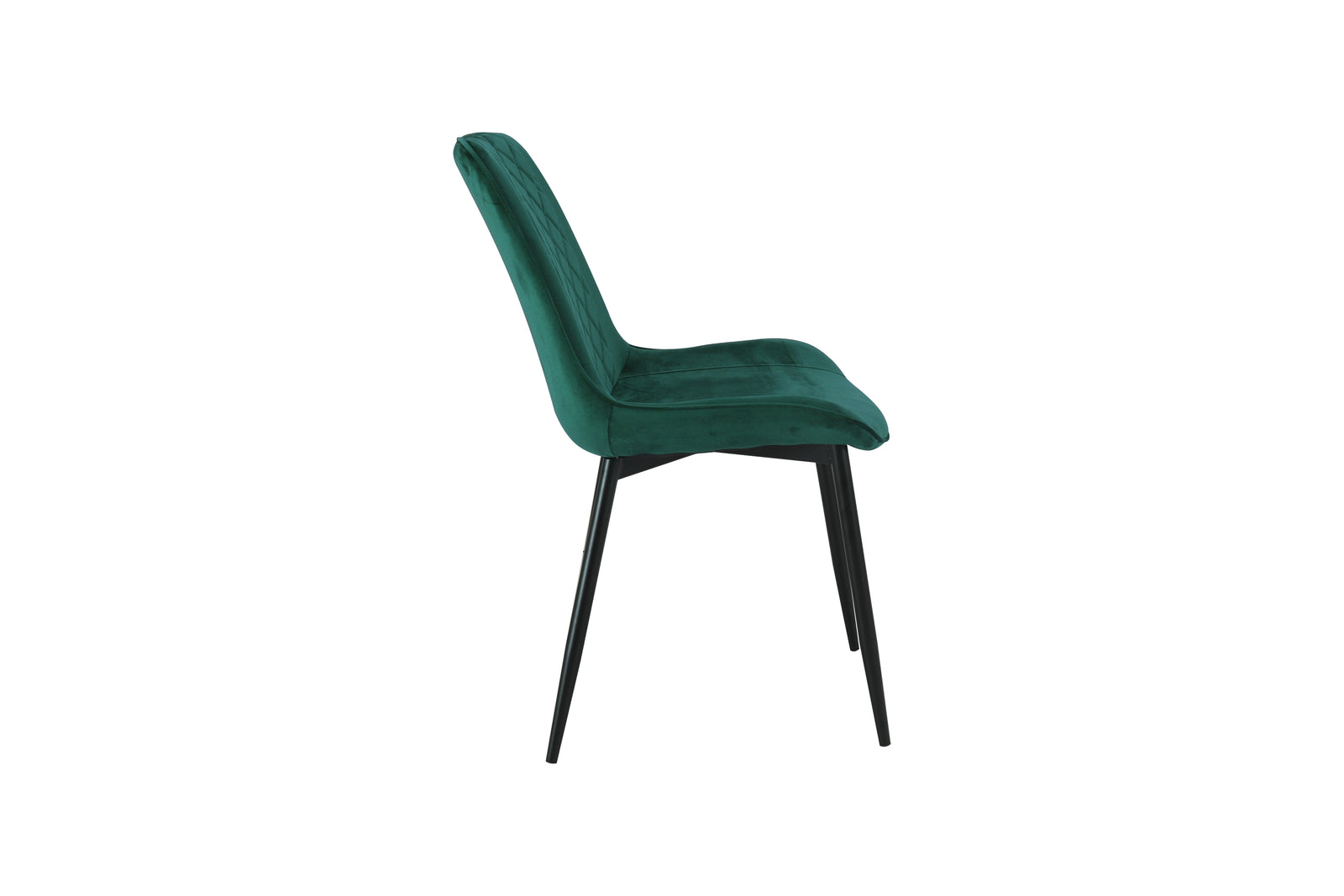 San Diego Marble Top Dining Table With Amelia Velvet Chairs | Green