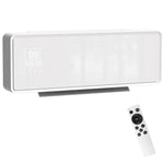 2000w Ceramic Electric Heater With Fan, Wall Mounted | White