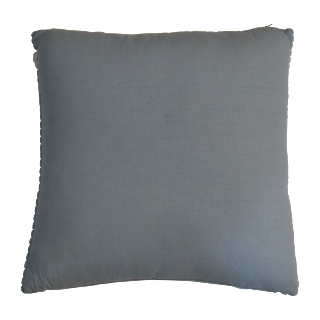 Ribbed Cushion Set, Velvet Fabric | Set-of-2 | Grey
