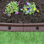 Flexible Lawn Edging 1.2m X 16 | Brown