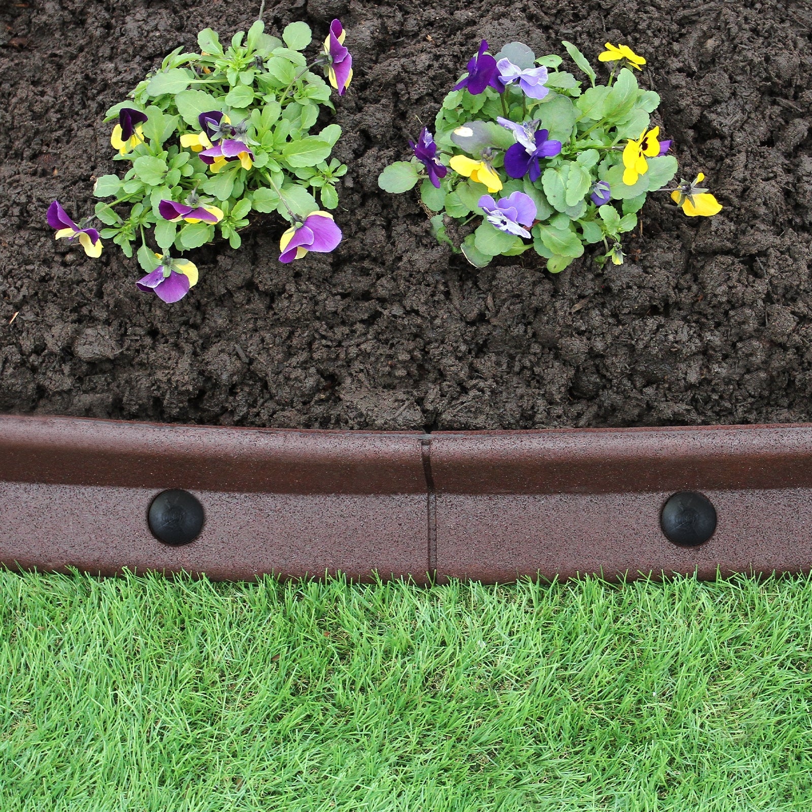 Flexible Lawn Edging 1.2m X 36 | Brown
