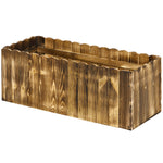 70l Garden Flower Raised Bed Planter Box 80x33x30cm