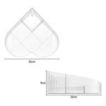 Heart-shaped Makeup Organizer
