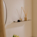 Bathroom Shelf, Bathroom Organizer, Glossy Steel, Logic Collection