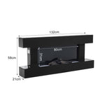 52-inch Electric Fireplace Suite With Matte Black Led Surround, 7 Flame Colors, Wifi Remote Control