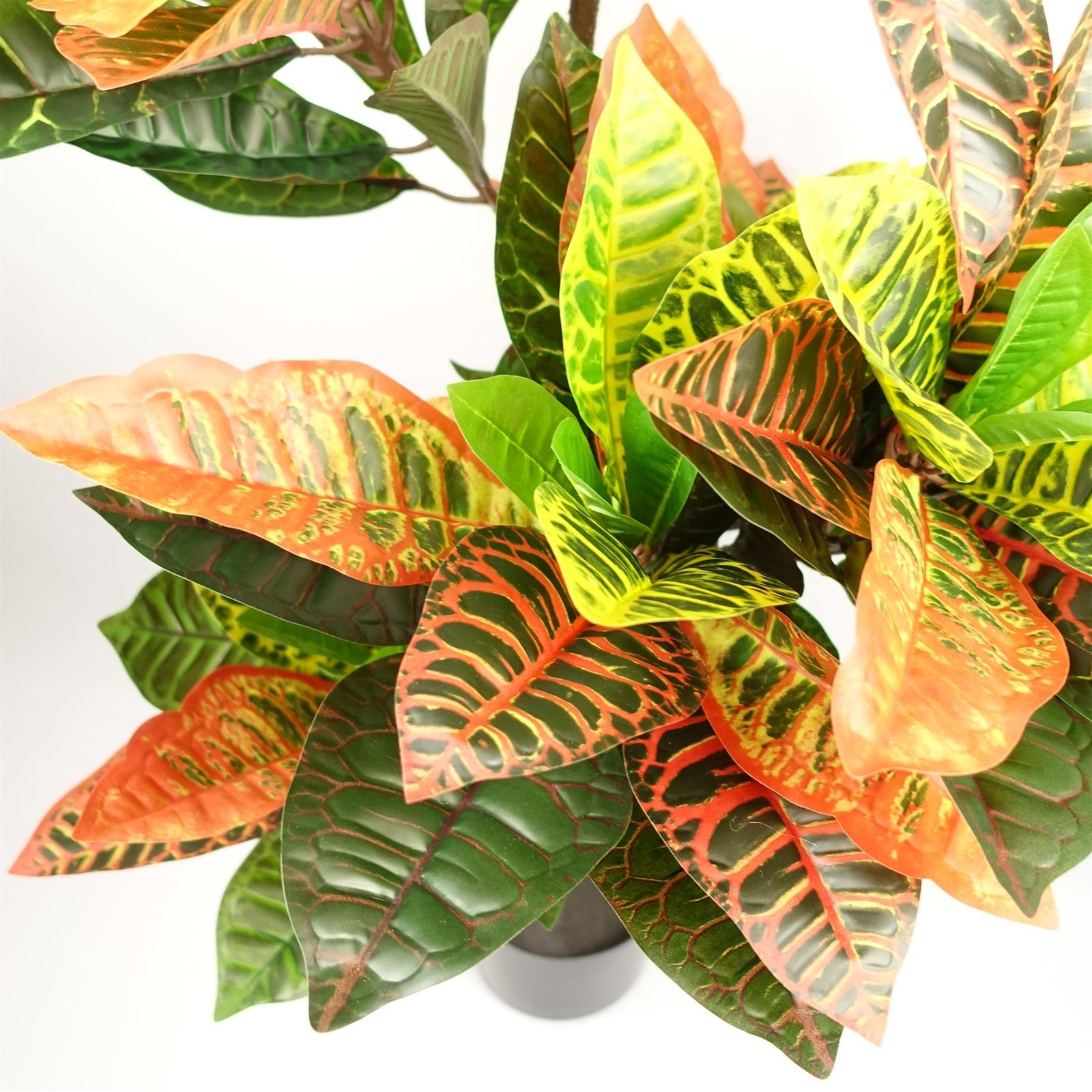 140cm Artificial Codiaeum Tree With 179 Leaves