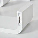 U Shaped Shelf Set Floating Wall Mounted Hanging 3pc Display