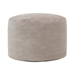 Frankie Cord Bean Bag Pouffe | Beige