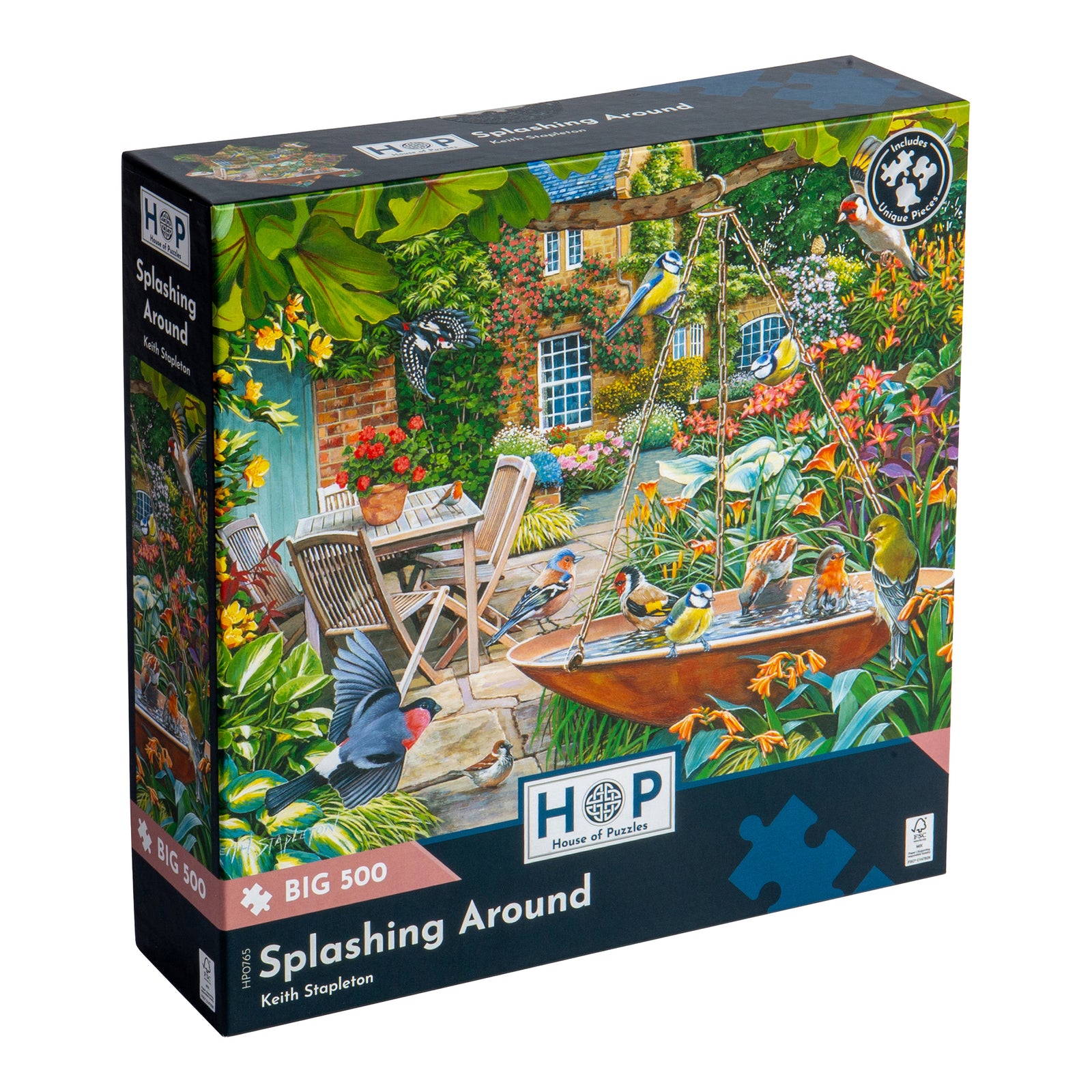 Splashing Around Jigsaw - Big 500 Piece Jigsaw Puzzle For Adults, With Extra Large Pieces