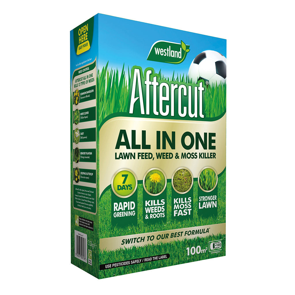 All In One Lawn Feed, Weed And Moss Killer 100 Sqm